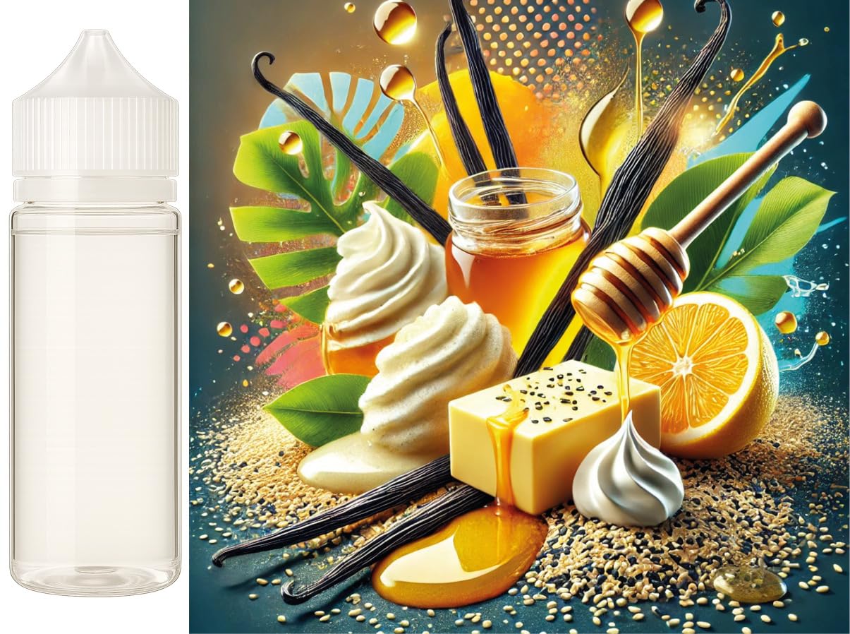 Sesame & Honey Bliss - Sesame, Honey, Vanilla, Butter & Lemon Aroma Concentrate - Vegan - Sasami - 100 ml – Bild 2