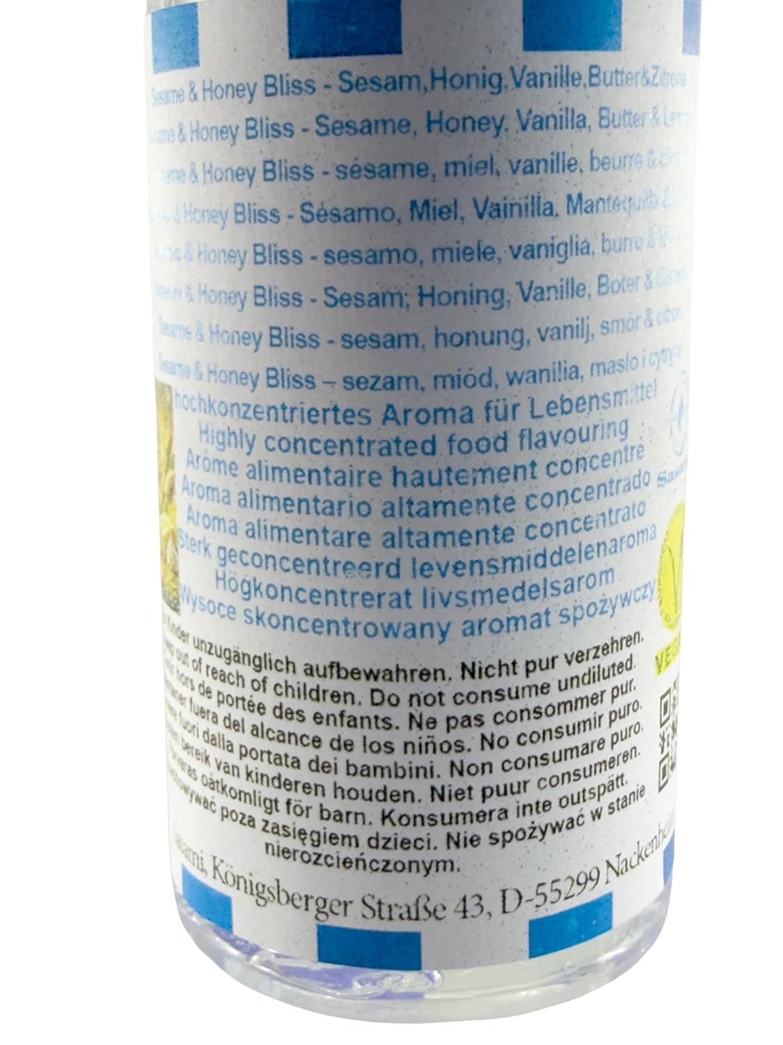 Sesame & Honey Bliss - Sesame, Honey, Vanilla, Butter & Lemon Aroma Concentrate - Vegan - Sasami - 100 ml – Bild 6