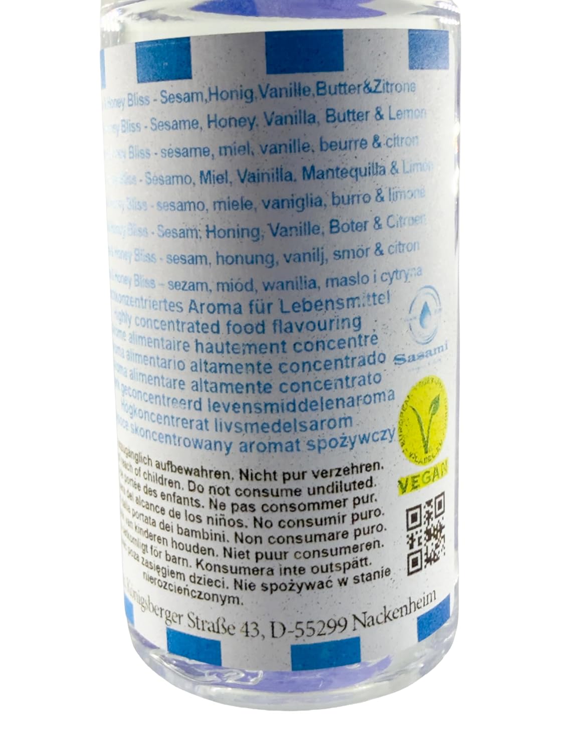 Sesame & Honey Bliss - Sesame, Honey, Vanilla, Butter & Lemon Aroma Concentrate - Vegan - Sasami - 100 ml – Bild 8