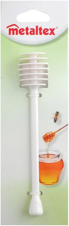 Metaltex Honey Spoon, Stainless Steel, White/Opulent Garden, 3.2 x 6.7 x 22.7 cm – Bild 3