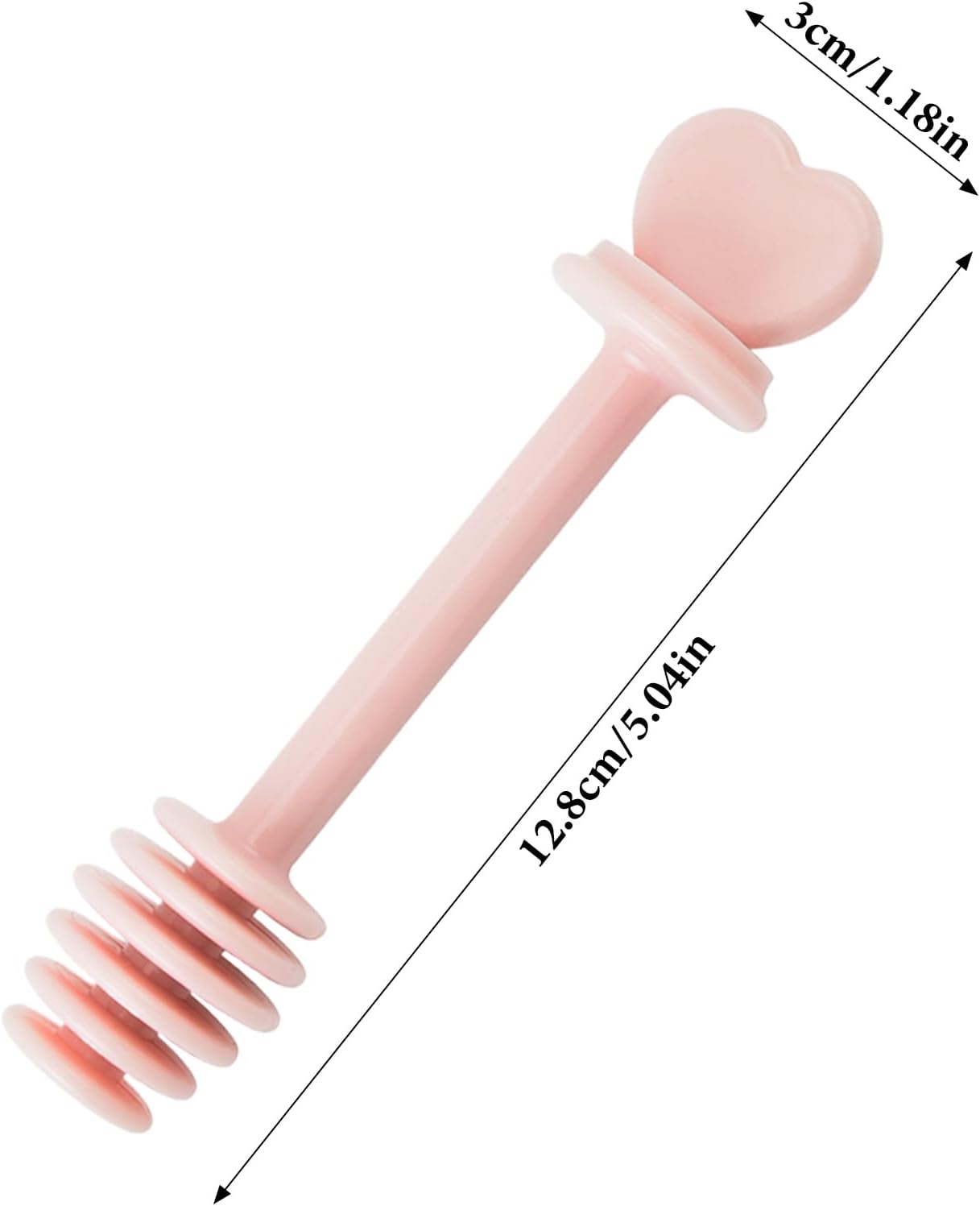 Tragbarer Honiglöffel, Kaffee-/Tee-Rührer, 16 x 2 cm, wiederverwendbarer Honiglöffel für Getränke, Edelstahl-Löffel mit komfortablem Griff, Küchenhelfer, für Herren, Damen, Kinder – Bild 2