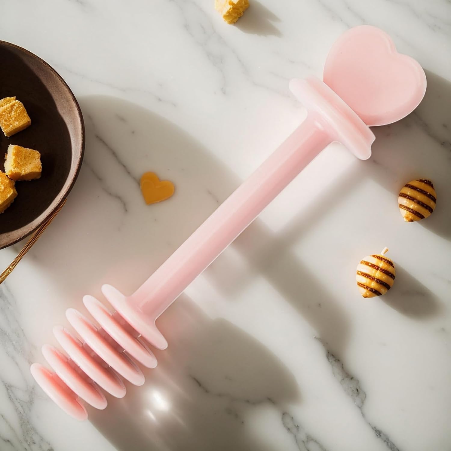 Tragbarer Honiglöffel, Kaffee-/Tee-Rührer, 16 x 2 cm, wiederverwendbarer Honiglöffel für Getränke, Edelstahl-Löffel mit komfortablem Griff, Küchenhelfer, für Herren, Damen, Kinder – Bild 8