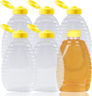 Lainrrew 6 Pack 12oz Honey Jars, Pl...