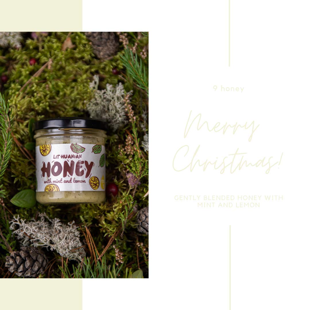 Pure Raw Honey with Lemon and Mint Organic Wildflower 100% Natural, 170 g Unfiltered Unheated from Non-Vacuum-fed Bees with High Concentration of Protein Minerals – Bild 8