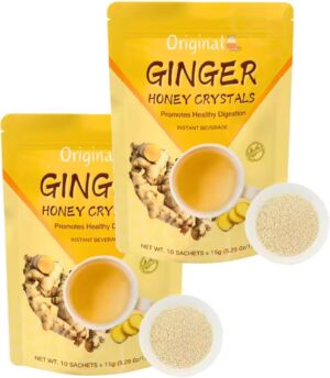Instant-Honig-Ingwer-Getränkekrist...