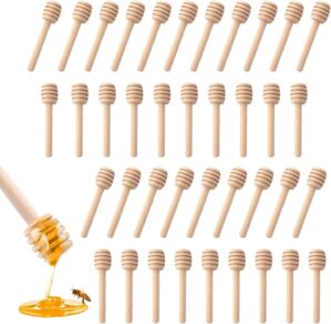 RobLuX Pack of 40 Honey Spoons Wood...