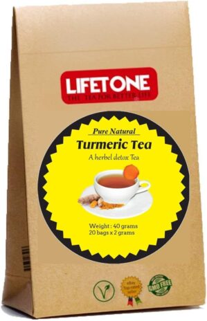 LIFETONE Turmeric Tea, Turmeric Ble...