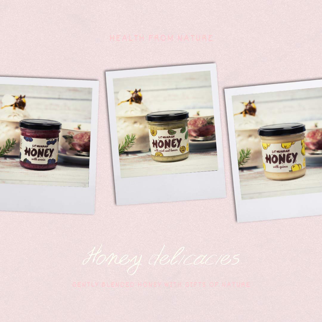 Pure Raw Honey with Lemon and Mint Organic Wildflower 100% Natural, 170 g Unfiltered Unheated from Non-Vacuum-fed Bees with High Concentration of Protein Minerals – Bild 7