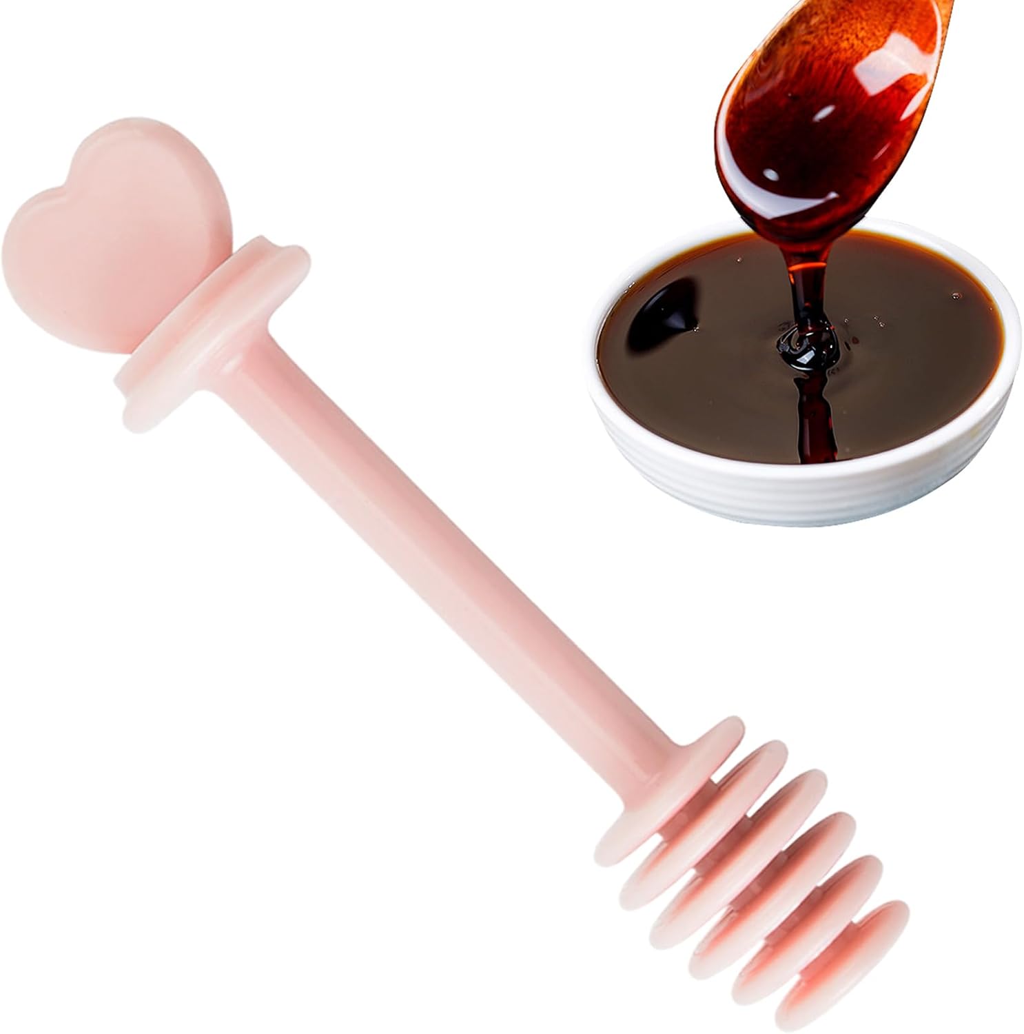 Tragbarer Honiglöffel, Kaffee-/Tee-Rührer, 16 x 2 cm, wiederverwendbarer Honiglöffel für Getränke, Edelstahl-Löffel mit komfortablem Griff, Küchenhelfer, für Herren, Damen, Kinder – Bild 9