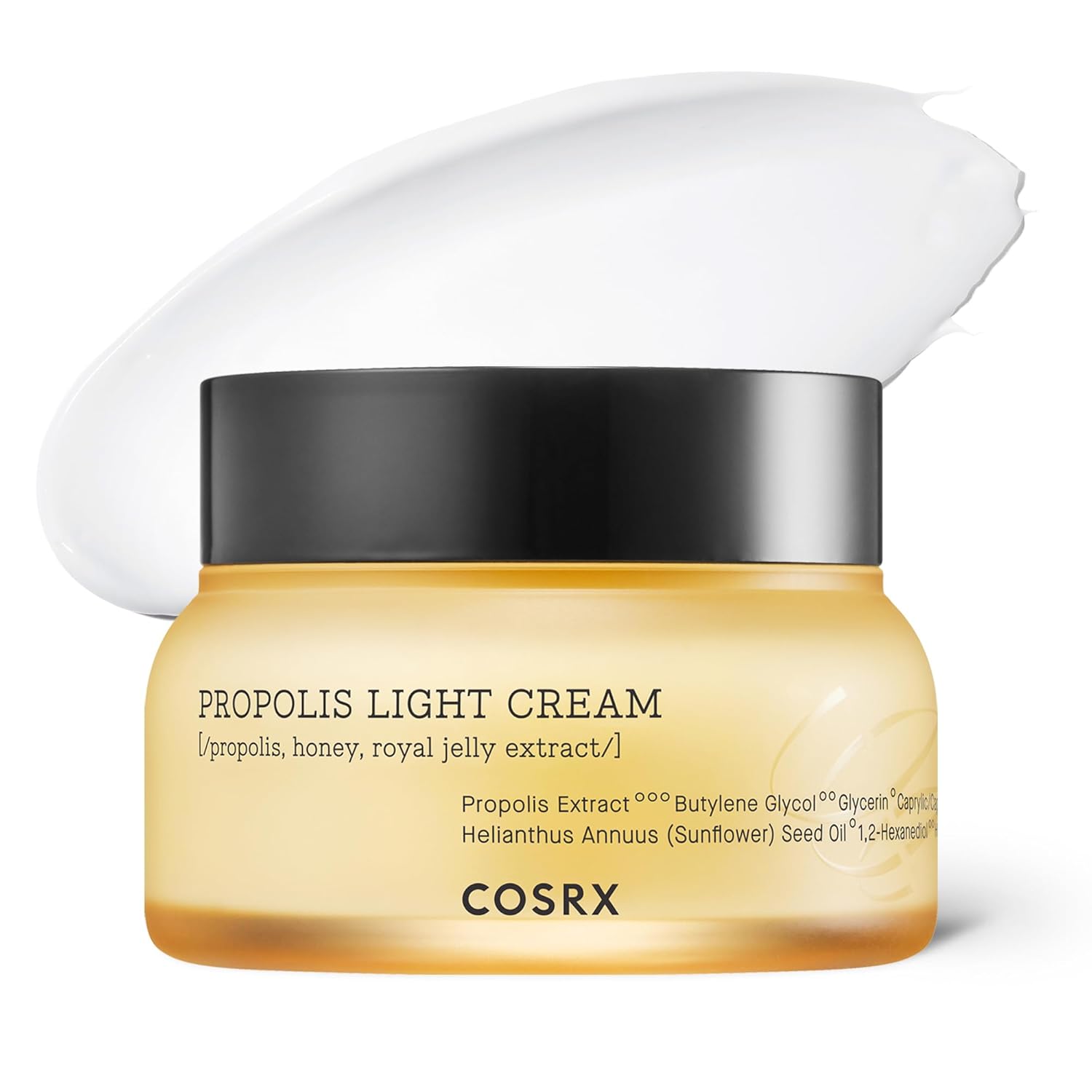 COSRX Full Fit Propolis Face Cream with 64% Propolis, Korean Glow Cream for Smooth, Radiant Skin, Moisturising Cream and Care Cream, Suitable for All Skin Types, Korean Skincare 65 ml