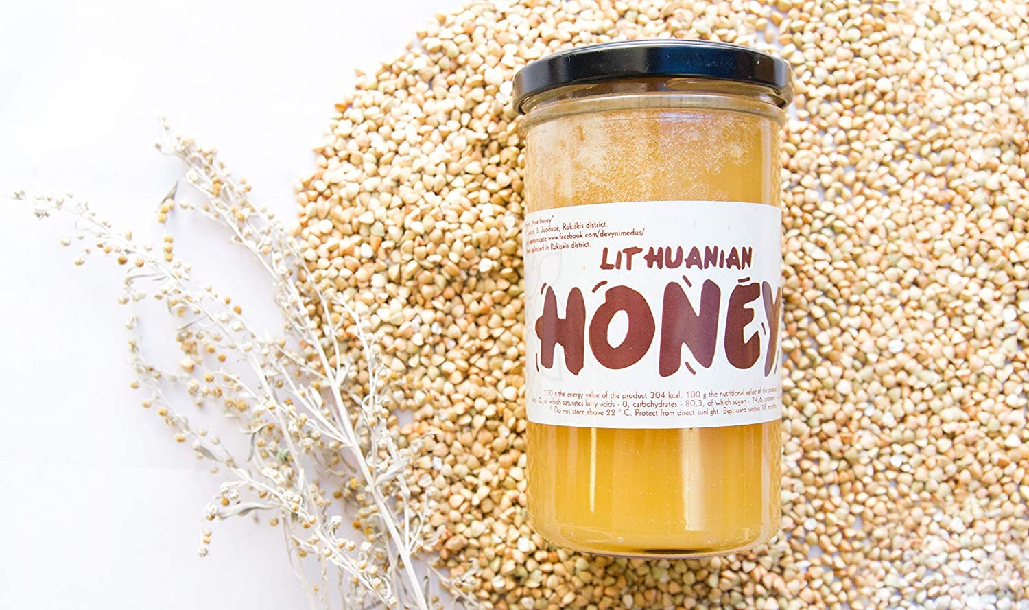 Pure, raw honey, organic wildflower, 100% natural, 350 g unfiltered unheated from non-absorbent fed bees with high concentration of protein minerals and natural acids – Bild 3