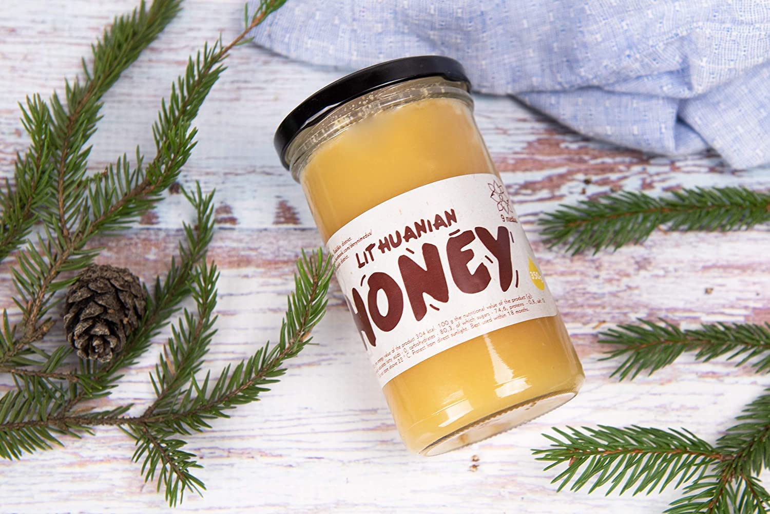 Pure, raw honey, organic wildflower, 100% natural, 350 g unfiltered unheated from non-absorbent fed bees with high concentration of protein minerals and natural acids – Bild 4