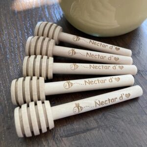 Personalised Wooden Honey Spoons Pe...
