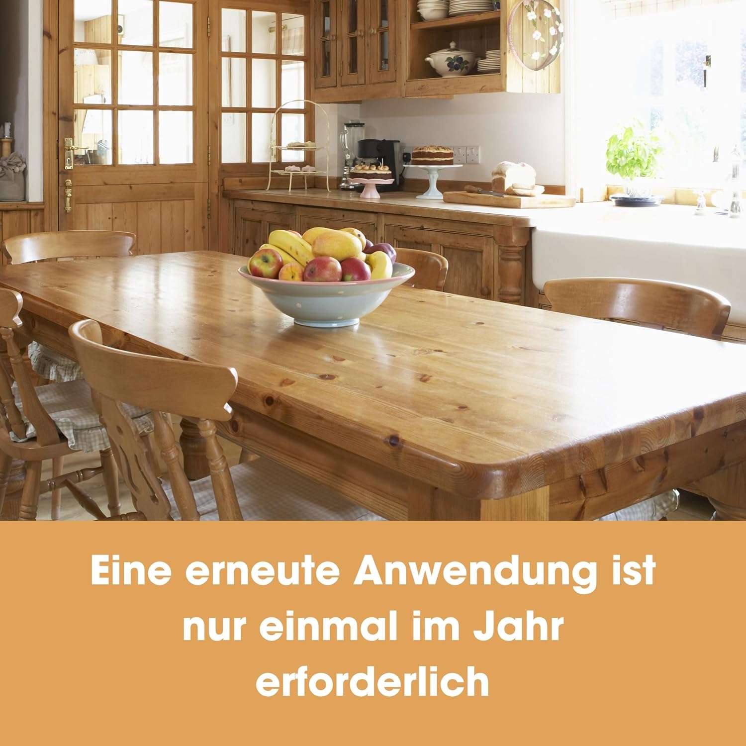 Furniture Clinic Beeswax Polish for Wood and Furniture - 200ml - Natural Beeswax for All Wood Types and Colours (Clear) – Bild 10