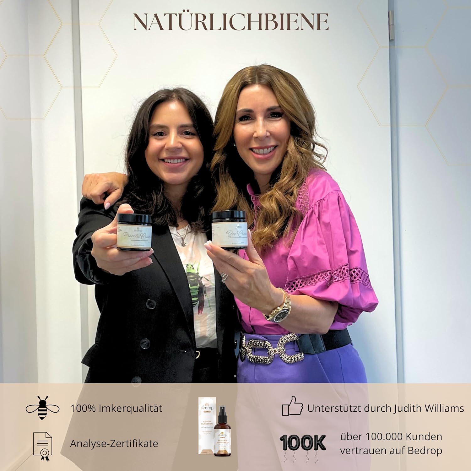 bedrop Propolis Neck Spray with Manuka Honey and Anise, Spray with Real Manuka Honey - Beekeeper Quality (3 x 30 ml Set) – Bild 6