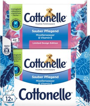 Cottonelle Moist Toilet Paper, Clea...