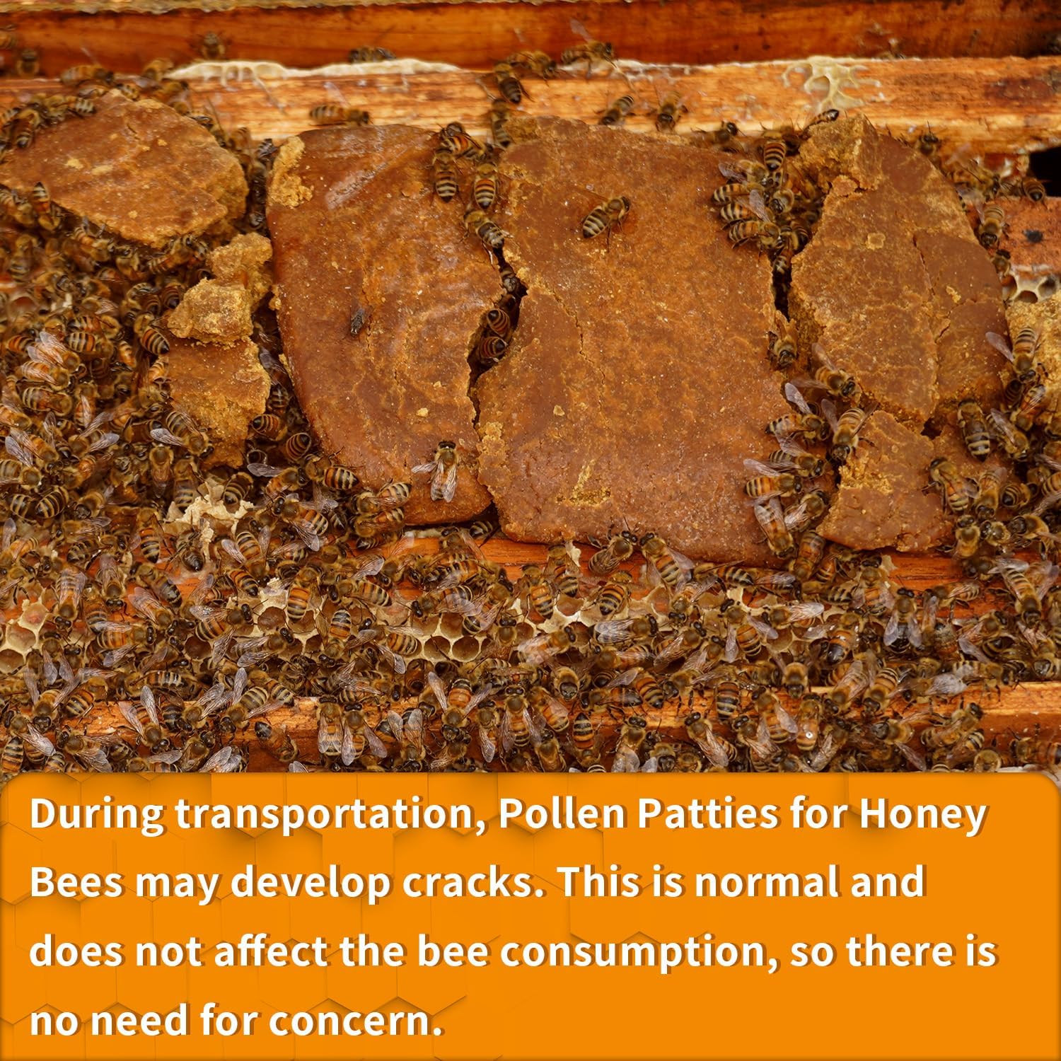 6 Pack Pollen Pills for Bees, 0.5 kg (Approximate Weight), Supplementary Feed for All Beekeepers – Bild 3