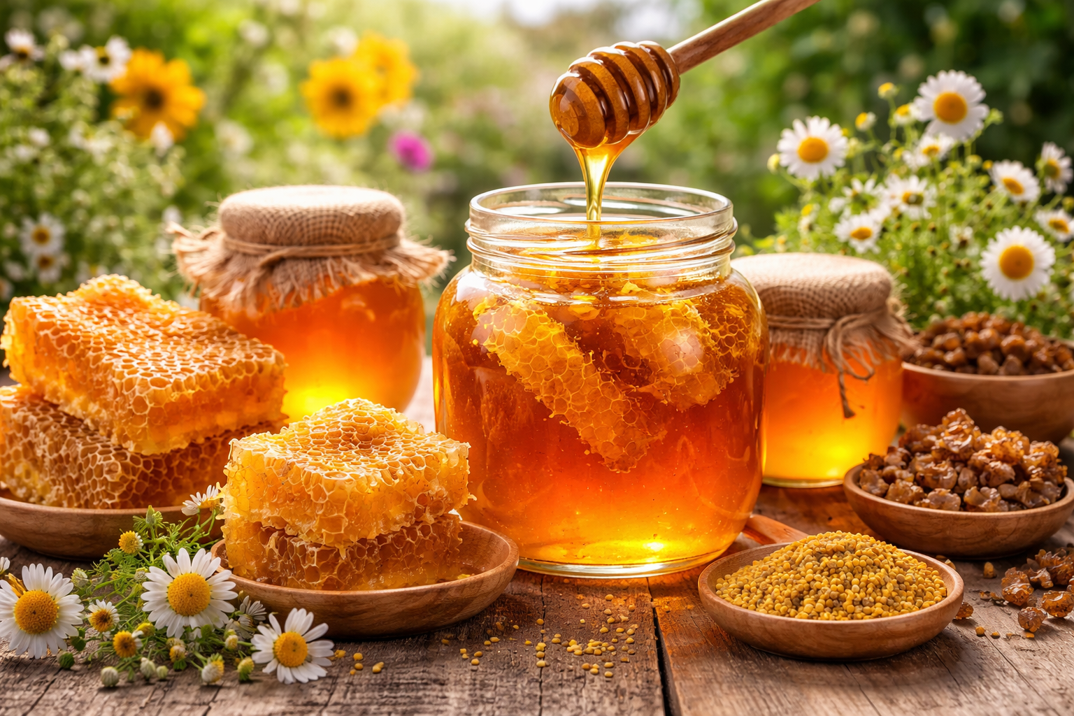 Reiner Honig, Rohhonig und natürliche Bienenprodukte