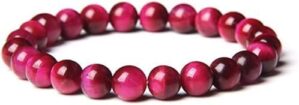 Natural Pink Tiger Eye Armband R...