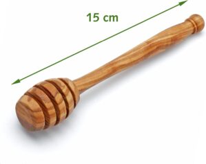 Set of 4 Honey Spoons Olive Wood 15...