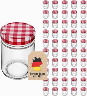50er Set Einmachgläser 350 ml max ...