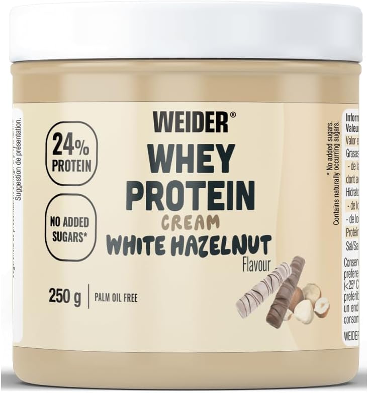 Weider Whey Protein Cream, White Hazelnut (EAN 8414192348284) - 250 g