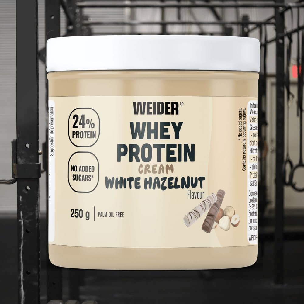 Weider Whey Protein Cream, White Hazelnut (EAN 8414192348284) - 250 g – Bild 2