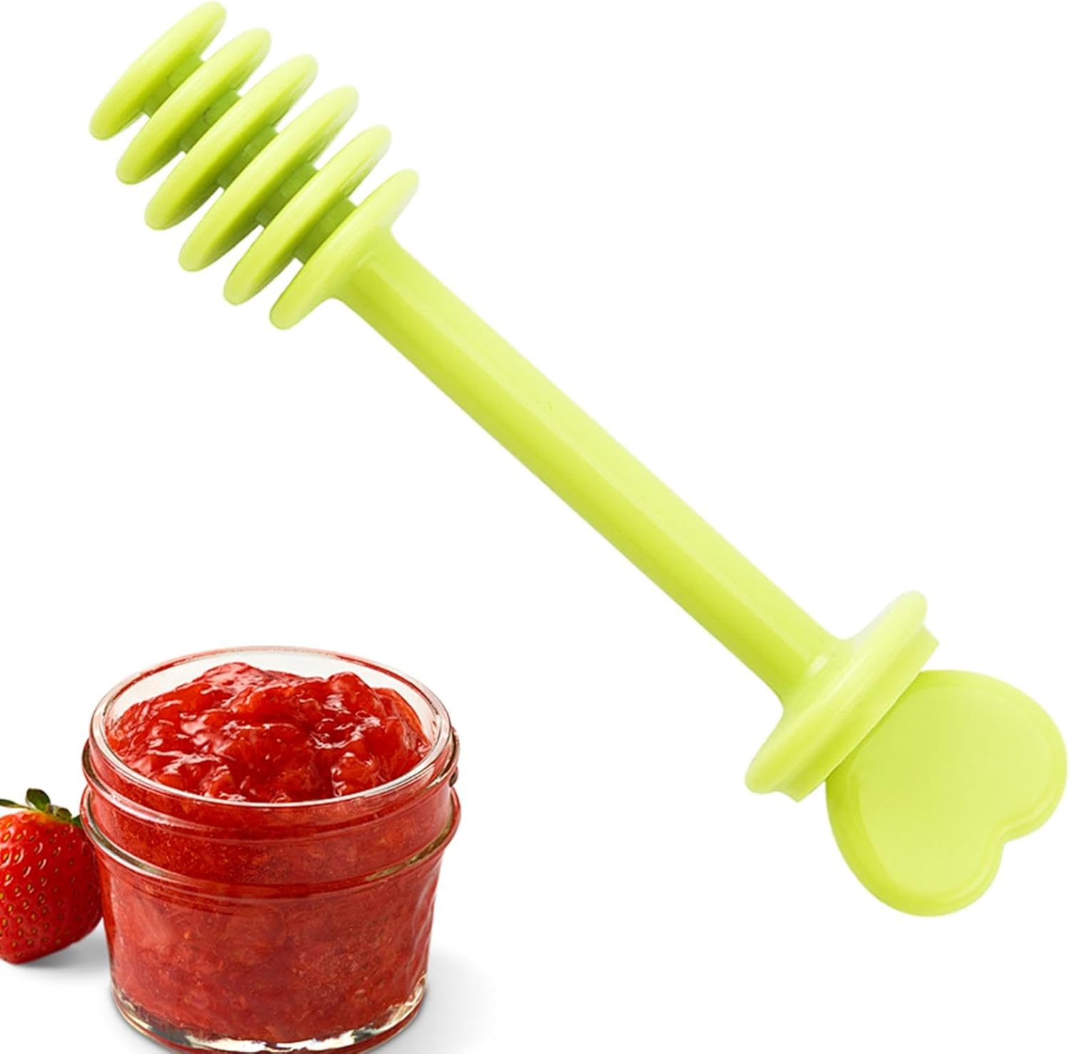 Honigstab, handlicher Honigrührstab, Niesel- und Dosierwerkzeug, Tee- und Kaffeemixer, Küchenhelfer aus Holz, Marmelade und Sirup, einfach zu bedienen und keine Unordnung, 12,8 x 3 cm – Bild 6
