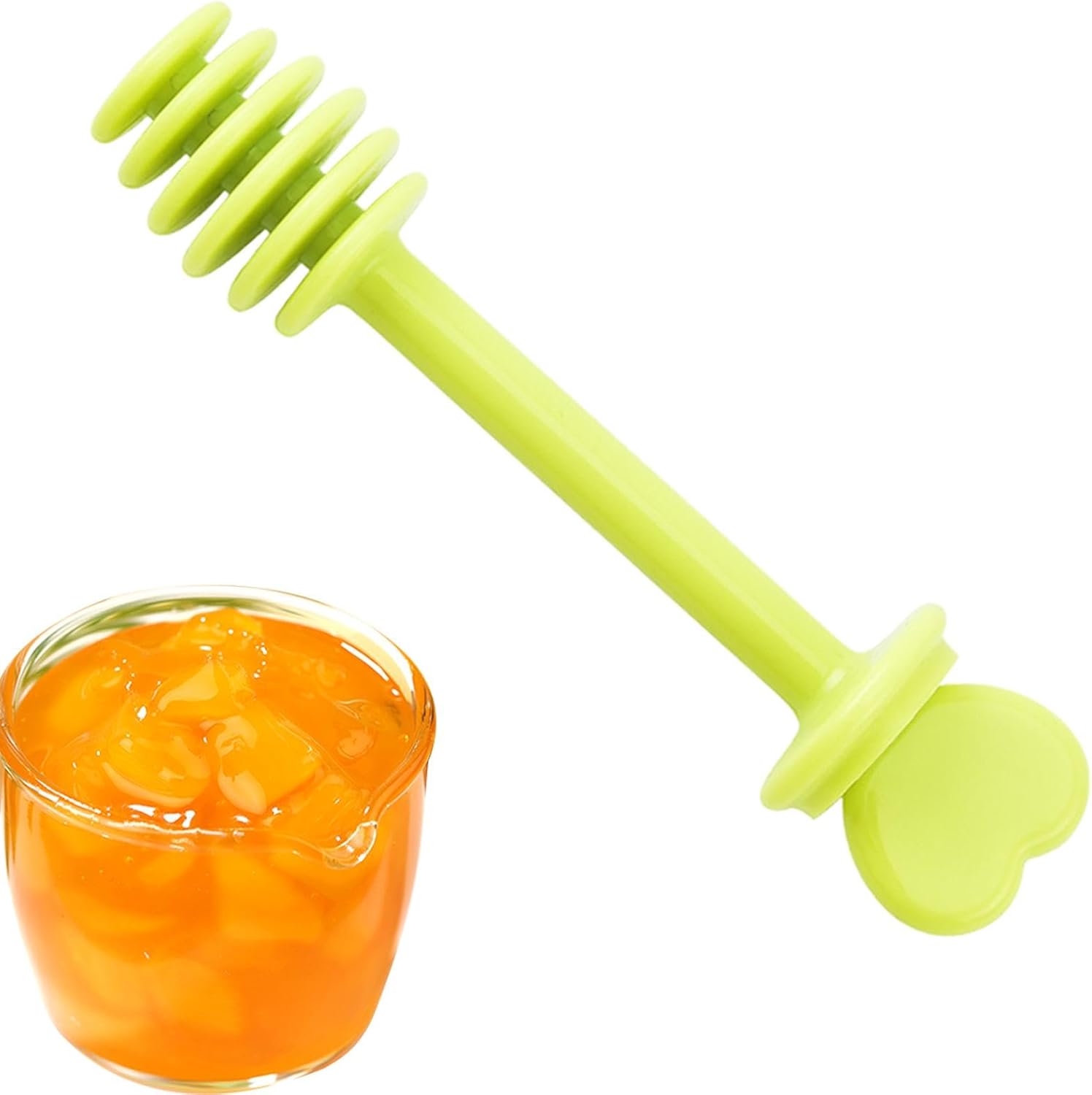 Honigstab, handlicher Honigrührstab, Niesel- und Dosierwerkzeug, Tee- und Kaffeemixer, Küchenhelfer aus Holz, Marmelade und Sirup, einfach zu bedienen und keine Unordnung, 12,8 x 3 cm – Bild 5