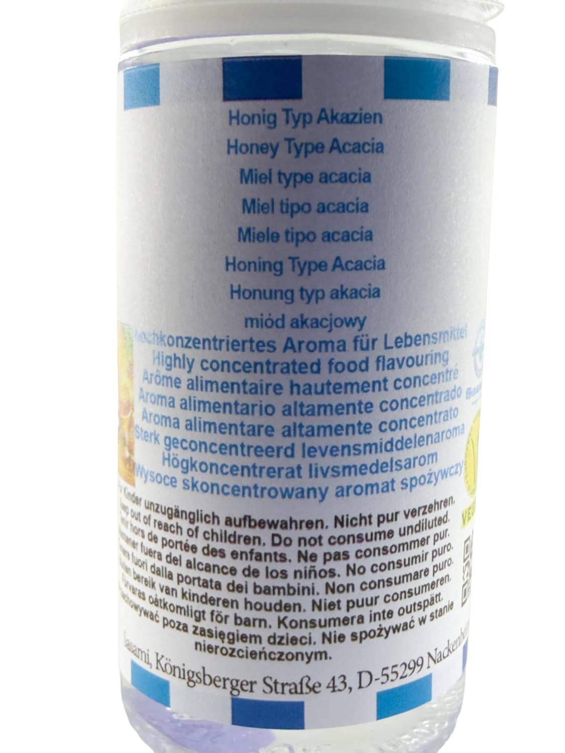 Honig Typ Akazien Aroma Konzentrat - Vegan - Sasami - 10ml – Bild 6