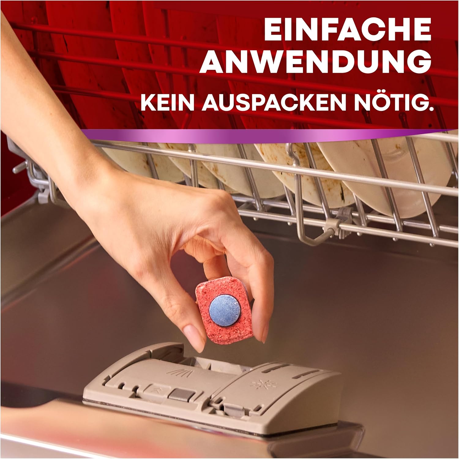 Somat All in 1 Extra Dishwasher Tabs (92 Tabs), Dish Rinse Tabs for Radiantly Clean Dishes, Even in Short & Eco Programs, Removes Crusted and Provides Brilliant Shine – Bild 4