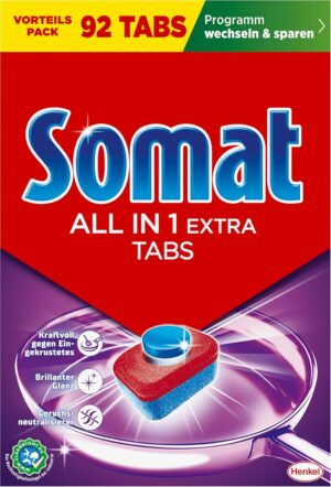 Somat All in 1 Extra Dishwasher Tab...