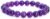AR natürliche lila Amethyst Jade Perlen Armband (8 mm, 6,5 Zoll) – Heilungsprozess