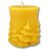 BAYERWALDIMKER Beeswax Candle Christmas Trees 7.0 x Diameter 6.5 cm Handmade 100% Beeswax from Bavarian Forest Beekeepers Candle Wax Candle Pillar Candle
