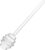 VALICLUD Honey Stirring Rod Made of Glass Transparent Honey Dippe for Jam Syrup and Other Viscose Liquids Portable Stirrer for Household and Beekeeping