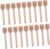 Cabilock Pack of 25 Wooden Honey Sticks Reusable Honey Stirring Sticks for Jam Syrup and Thick Foods Handmade Wooden Honey Sticks for Drizzling and Stirring