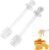 Honeycomb Sticks, 2 x Honey Spoon Set, Kitchen Utensils, Transparent Mixing Tool for Mixing Drinks, Syrup, Jam in Pots and Jars