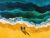 Malen Nach Zahlen, Malen nach Zahlen Erwachsene Strand Paare Paint by Numbers Mit 3 pcs Pinseln und Acrylfarbe, DIY Set für Anfänger Painting by Numbers Geschenke für Home Deko 30 X 40 CM J0-1158
