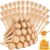 200pcs Wooden Honey Spoon, 3 Inch Mini Honeycomb Sticks, Mini Honey Spoon, Honey Stirrer for Honey Jar, Drizzle Dosage and Wedding Favors