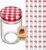 50er Set Einmachgläser 550 ml max 500 ml optimal – Marmeladengläser Sturzgläser Vorratsgläser mit Schraubdeckel 13 x 8.5 cm Einkochgläser zum Einlegen Fermentieren Honigglas, 50 Stück