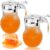Honey Dispenser, Glass Syrup Dispenser, Honey Jars Drip Free Honey Container, Commercial Quality Honey Pot with Handle, for Home, Kitchen, Honey and Syrup, Pack of 2