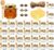 Adabocute Mini Honey Jars – Small Glass Honey Jar – Hexagonal Glass Honey Jars with Wooden Spoons, Bee Charms, Jute and Gift Bags – Small Honey Jars for Baby Shower, Wedding Gifts