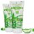 100% Pure Natural Concentrate: Aloe Vera Gel Face, Hair & Body 2 x 200 ml – Sunburn, Skin Rash, Beetle or Insect Bites, Dry and Damaged Ageing Skin, Razor Burn, Acne