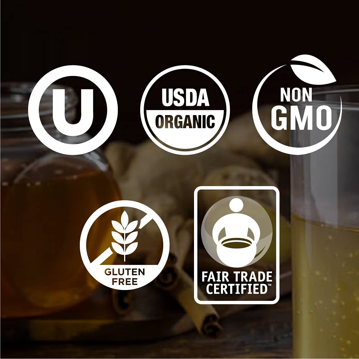 Wholesome Sweeteners 16-Ounce Organic Raw Unfiltered Honey Bottle, 100% Pure, Fair Trade Certified, Non GMO Project Verified, & Gluten Free, 1 Pack - Image 6