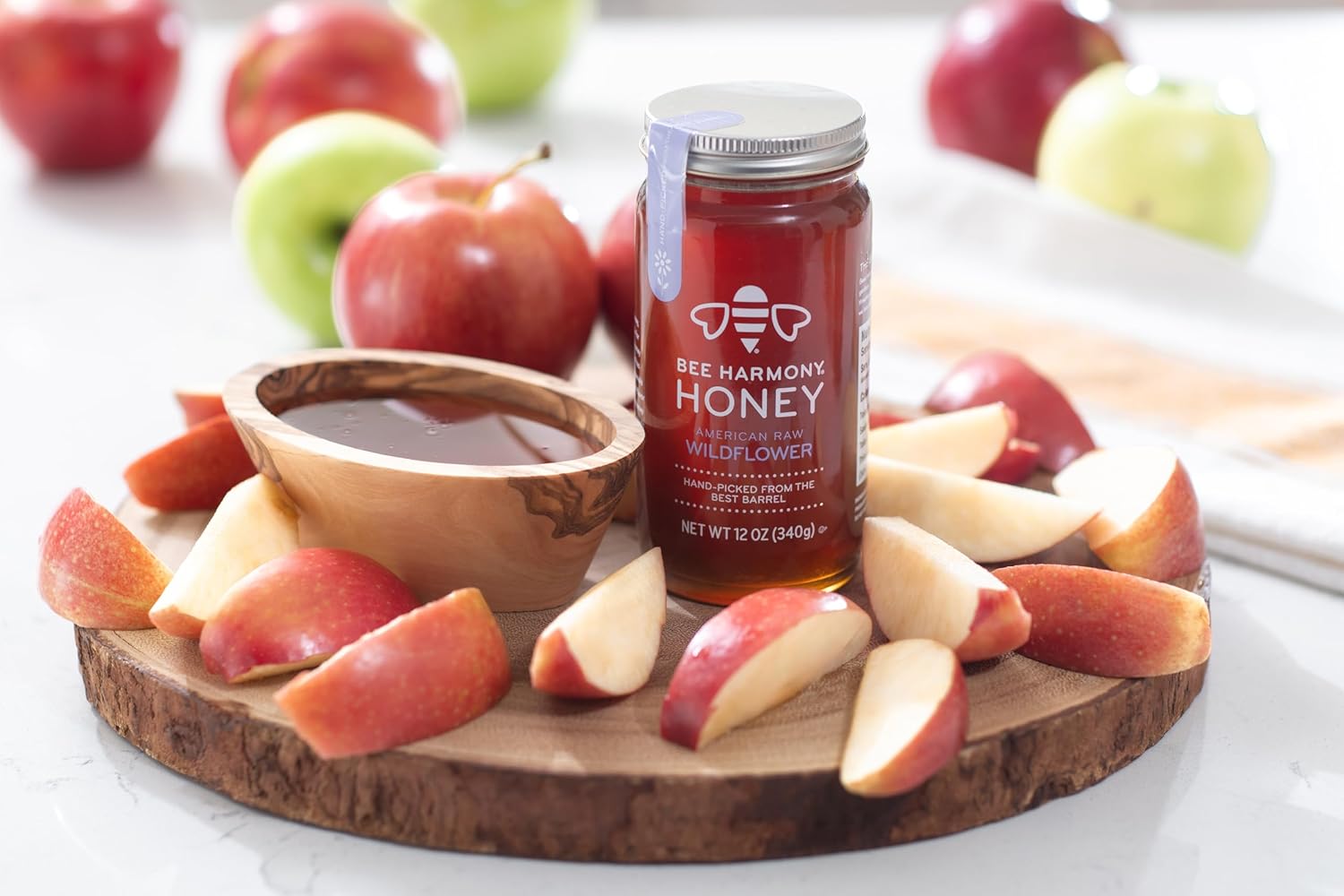 Bee Harmony Honey 3 Pack Variety Pack, 36 Ounce (Clover, Wildflower and Orange Blossom) - Image 3