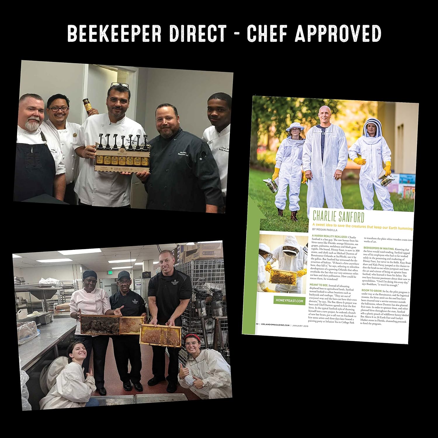 HONEY FEAST Organic Cinnamon Honey - Raw and Cold Packed - 12 Ounces - Small Batch Beekeeper Honey - Image 6