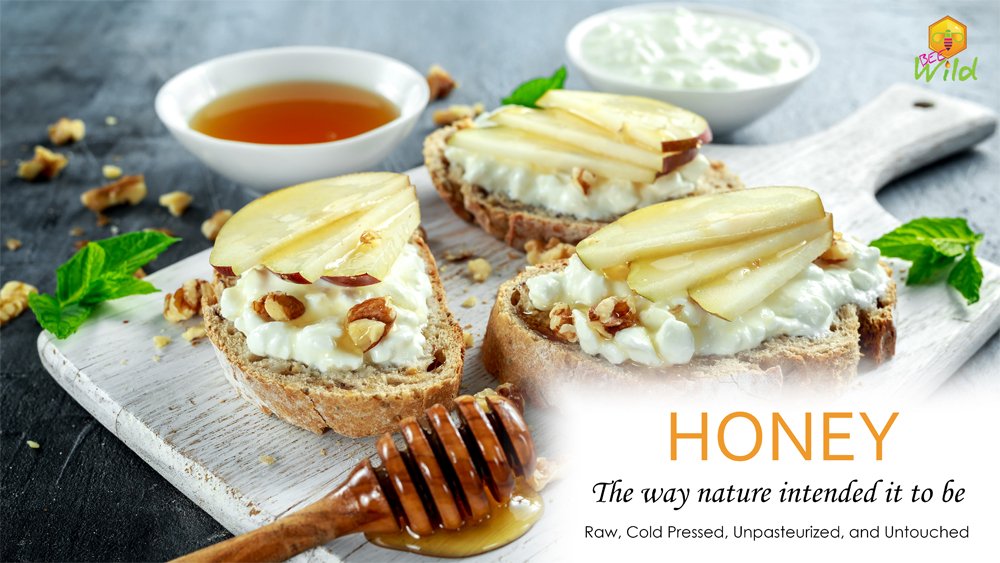 Bee Wild 100% Pure Raw Organic Unfiltered Honey - Wildflower, 3 ounce - Image 3