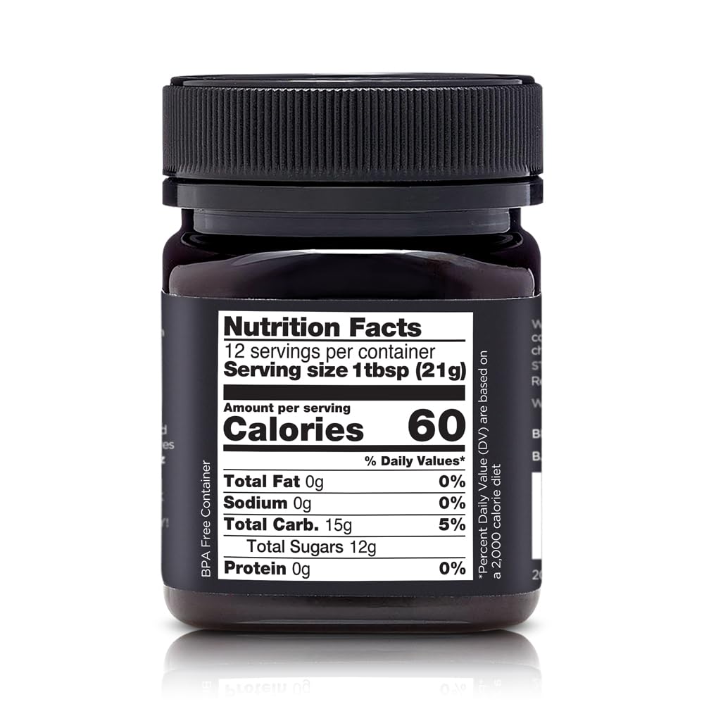 Kiva Raw Manuka Honey - Certified UMF 15+, MGO 514+ 100% Pure Genuine New Zealand, Non-GMO, Traceable (8.8oz/250g Bottle) - Image 2