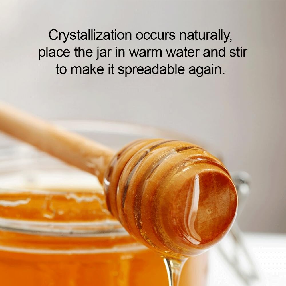 Kevala Raw Unfiltered Honey - Unprocessed Liquid Sweetener Harvested Without Pesticides, Bee-Friendly Harvesting On-Site, Sweet Spread for Toasted Bread and Desserts, Maple Syrup Substitute, 8 lb Pail - Image 5