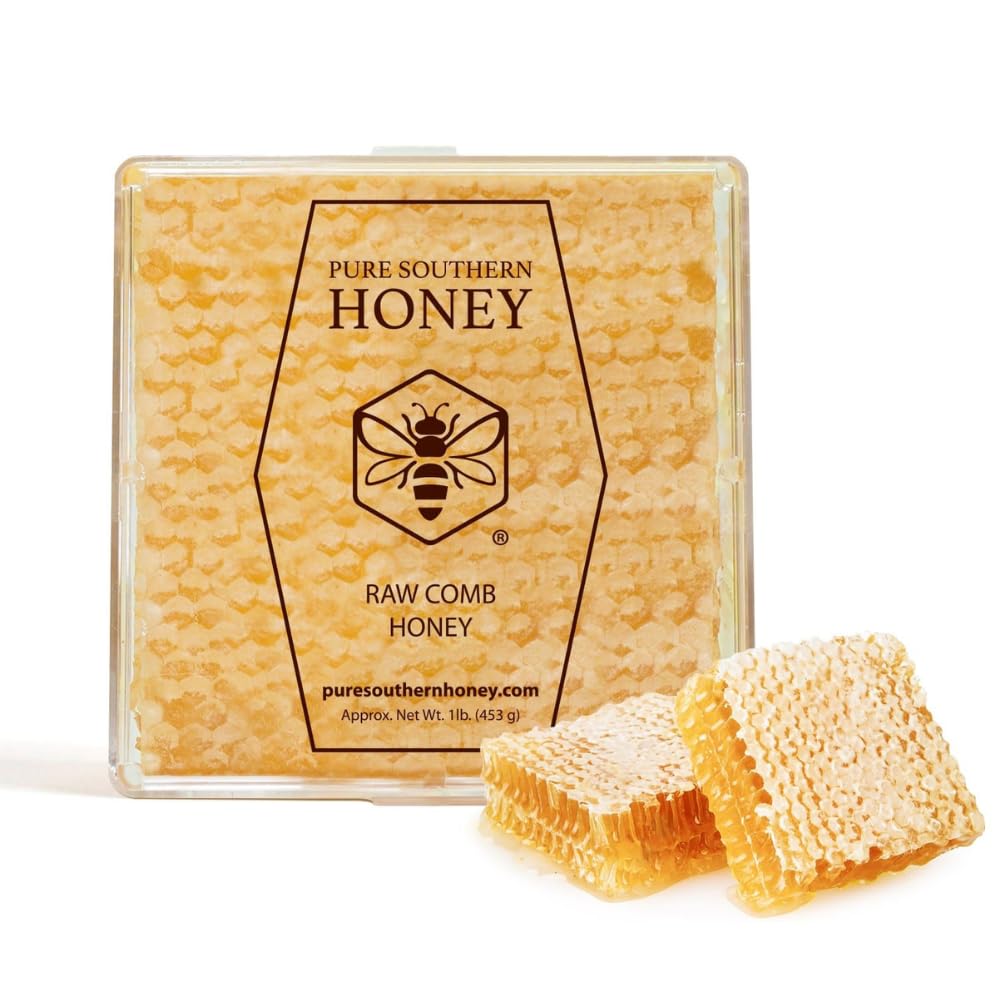 100% Raw Edible Honeycomb by Pure Southern Honey (14 Ounce (Pack of 1)) - Image 6
